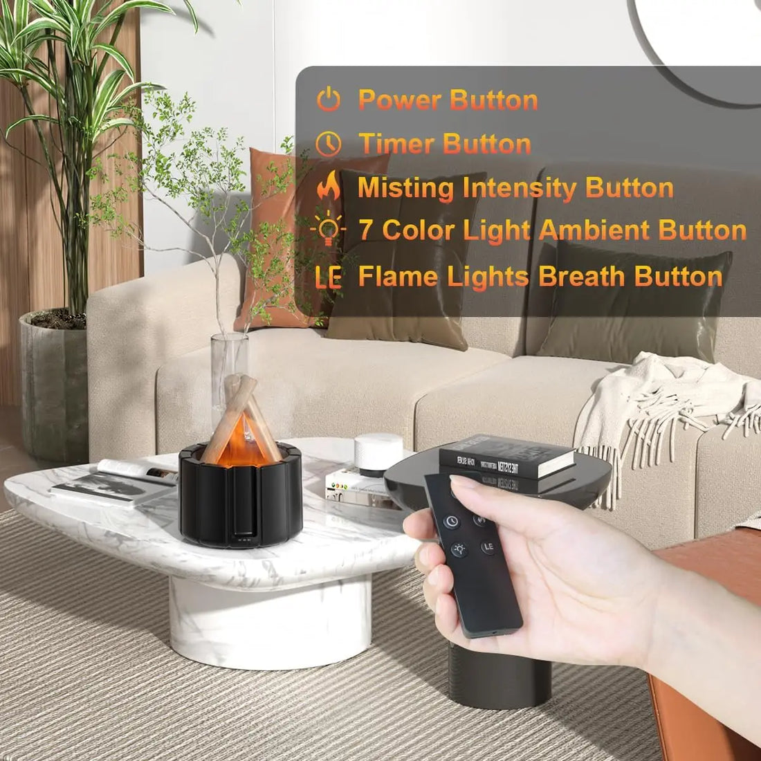 Campfire Aroma Diffuser – Hogar Saludable con Estilo
